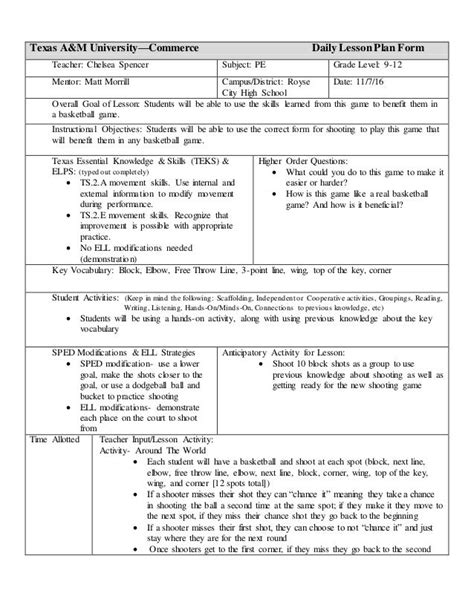 semi detailed lesson plan in basketball